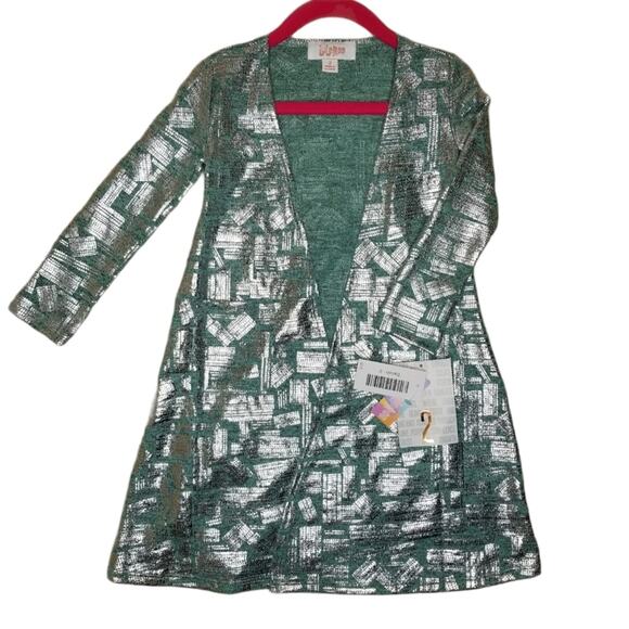 LuLaRoe Other - LuLaRoe Sariah Kids Cardigan Elegant Collection Size 2